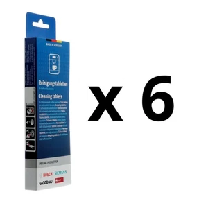 Pastillas de limpieza originales BOSCH SIEMENS 00311969 TZ60001 TCZ6001 - Juego de 6 - Imagen 1 de 1