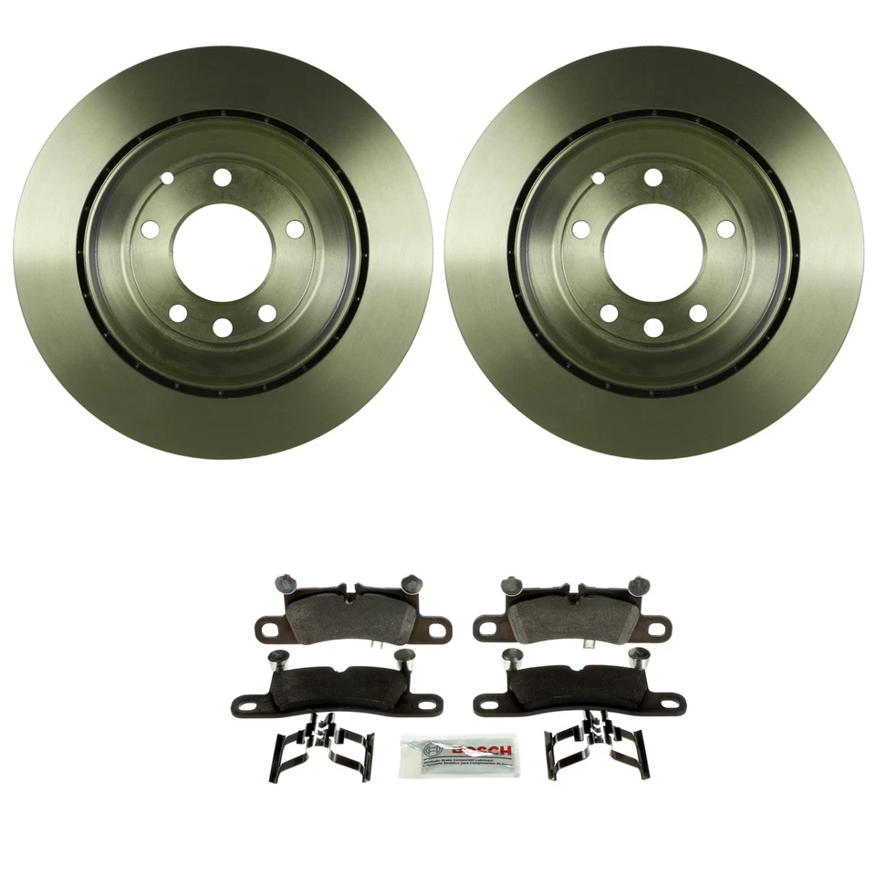 Комплект полуметровых дисковых тормозных колодок задних тихих роторов Bosch для основания Cayenne Touareg - Изображение 1 из 1