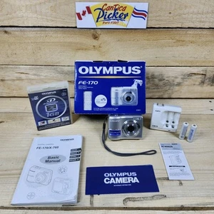 Olympus FE-170 6.0MP Digital Camera W/2 xD Picture Card & Rechargeable Batteries - Picture 1 of 16
