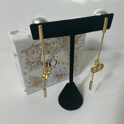 Authentic Dior Gold Earrings Retro - Image 1 of 4