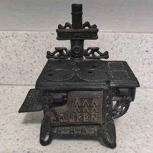 Vintage Queen ghisa miniatura stufa forno venditore campione - Foto 1 di 5
