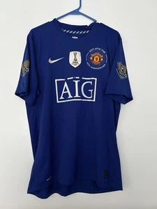 Camiseta Manchester United 2007/2008 tercera visitante Ronaldo auténtica versión jugador - Imagen 1 de 8