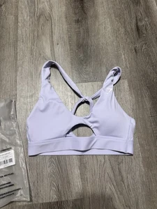 Gymshark Peek A Boo Sports Bra Lilac Size SMALL - Picture 1 of 4