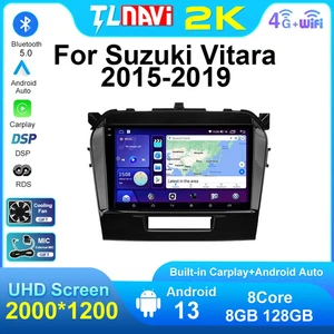 Reproductor multimedia GPS radio coche reproducción automática Android para Suzuki Vitara 2015-2019 - Imagen 1 de 32