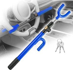 CARTMAN Vehicle Steering Wheel Lock Blue - Picture 1 of 6