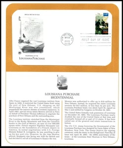 2003 Louisiana Purchase 37¢ Sc 3782 PCS page historical expansion treaty - Picture 1 of 1