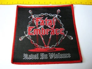 Fatal Embrace -Revel In Violence Patch, german thrash, death black metal - Picture 1 of 1