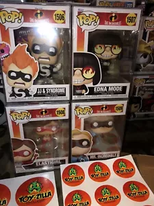 INCREDIBLES 20TH ANNIVERSARY FUNKO POP! WAVE -IN STOCK- WITH Protectors MINT - Picture 1 of 2