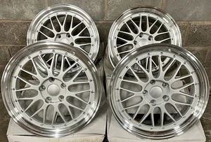 Llantas de aleación LM plateadas de 19" para BMW Serie 1+3 e36 e46 e90 e91 e92 e93 z3 z4 Wr - Imagen 1 de 3