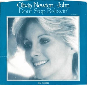 Picture Sleeve ONLY: Olivia Newton-John: "Don't Stop Believin'" - from '76 hit! - Picture 1 of 2
