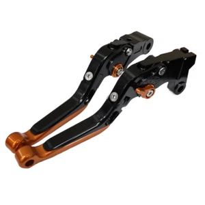 KTM 890 Duke 2020-2025 | Adjustable Clutch Brake Lever Set Black / Orange - Picture 1 of 4