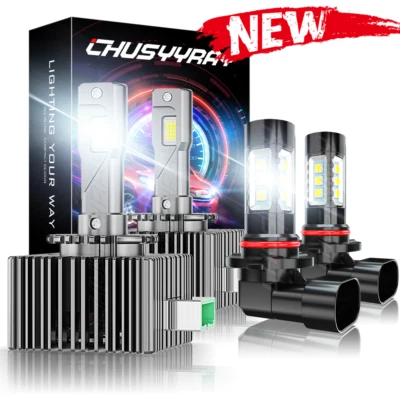 4X Faro HID D1S 9145 + Bombillas antiniebla LED aptas para Mitsubishi Eclipse 2009-2012 Foto 1 de 4