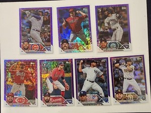 2023 Topps Update Series Purple Foil Parallel /799 - Complete Your Set
