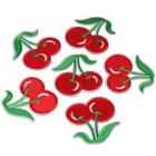 Kirsch form Mini rote Kirsch kleidung Eisen-auf bestickte Patch  Frauen