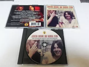 JACKSON BROWNE and WARREN ZEVON The Offender Meets The Pretender RARE CD - Picture 1 of 1