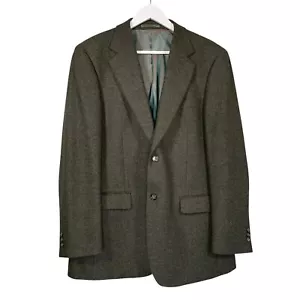 Blazer Brook Taverner Talla 42R Verde Luna Tweed Lana Chaqueta Caza Tiro - Imagen 1 de 19