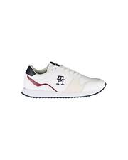 Tommy Hilfiger Embroidered Lace-Up Sports Sneaker  -  Sneakers  - White