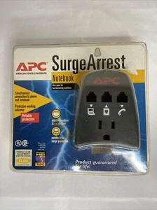 New APC Surge Arrest Notebook Laptop Protector PNote1 Factory Sealed 400V Rated - Picture 1 of 7