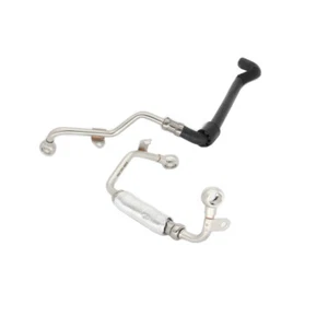 Fit For 2Pcs Coolant Pipe Exhaust Gas Turbocharger VW Passat AUDI A3 - Picture 1 of 10