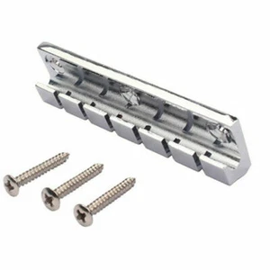 Metal 6 String Anchor Type Tailpiece with Screws For Lap Steel SG Guitar Flat - Picture 1 of 6