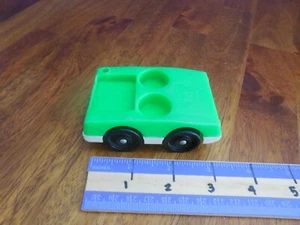 Fisher Price Little People Vintage Green Car 'gas tank' - Picture 1 of 7