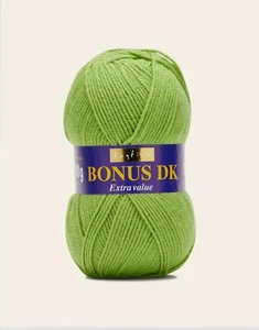 Sirdar Hayfield Bonus Punto Doble Dk Lana 100g-603 Verde Helecho - Imagen 1 de 1