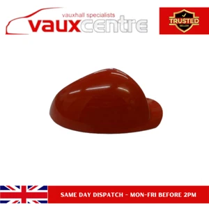 ASTRA J CASCADA O/S DRIVERS SIDE DOOR WING MIRROR COVER 63U POWER RED GBH - Picture 1 of 2