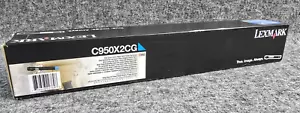 LEXMARK X950X2CG CYAN Toner Original Sealed Box X950/X952/X954 - Picture 1 of 6