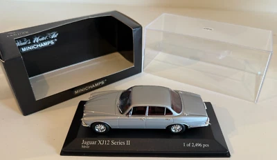 1/43 Minichamps Jaguar XJ12 1975 Series 2  Silver  400 130401 - Image 1 of 3