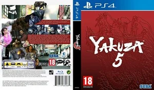 - Yakuza 5 PS4 Box Art Insert Inlay Cover Cover Art Only - Picture 1 of 1