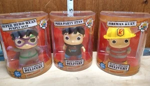 3X Ryan Special Delivery Ryan's World YouTube Toys Fireman/PizzaParty/ SuperHero - Picture 1 of 7