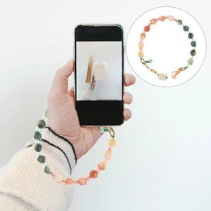 Mobile Phone Chain Strap: Beaded Phone Lanyard String Bracelet Wrist - Zdjęcie 1 z 12