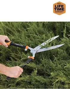 FISKARS 23 in. Tijeras de cobertura de agarre suave Power-Lever (NUEVAS) - Imagen 1 de 8