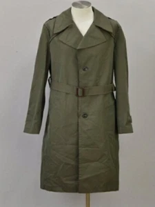 Maison Margiela MM14 Belted Long Coat Trench 44 Size S50AH0049 Khaki Green Men's - Picture 1 of 9