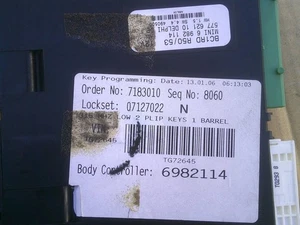 Módulo de control de carrocería genuino BMW Mini R50 R53 computadora BCM 6982114 2006y OEM - Imagen 1 de 6