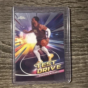 2025 Topps Chrome Basketball Donovan Mitchell Test Drive - Picture 1 of 2