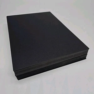 120 Blatt schwarzer Bastelkarton 8,5” x 11” schwarzer Karton Großpackung Kartenbasteln - Bild 1 von 4