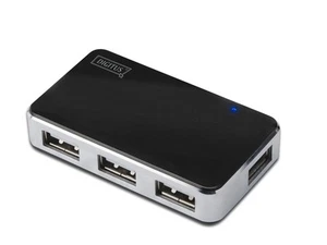 10x USB-HUB DIGITUS 4-Port, schwarz Klavierlack - Bild 1 von 1