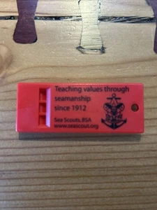BSA - Sea Scouts Souvenir Whistle - “Teaching Values Through Seamanship” - Picture 1 of 3