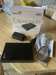 Portátil Seagate Expansion 2 TB, externo, 5400 rpm (STBV2000100) - Imagen 1 de 9