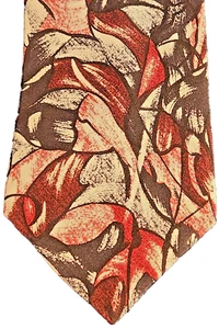 Einzigartige mehrfarbige Krawatte aus 100 % Seide der Marke Biaggiotti - Bild 1 von 6