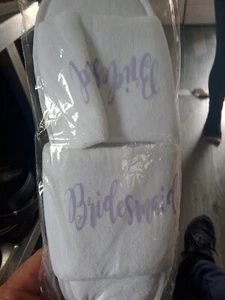 Wedding Slippers bridesmaid one size new - Picture 1 of 1