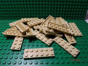 ** LOTE DE 25 CT ** Lego NUEVO bronceado 2 x 6 piezas de placa Lote de 25 - Imagen 1 de 1