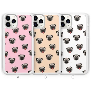 Mops Hund Tier Niedlich Haustier Handyhülle für iPhone 13 Pro Max 12 11 SE XR X XS 8 7 6 - Bild 1 von 5