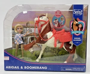 DreamWorks Spirit Riding Free Palomino Bluffs Riding Academy Abigail & Boomerang - Picture 1 of 8