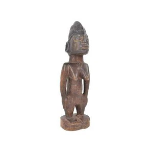 Figura Yoruba Ibeji Madera Nigeria - Imagen 1 de 5