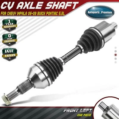 Conjunto de eje CV delantero izquierdo izquierdo para Chevy Impala 2006-2009 Buick LaCrosse V8 5,3 L Foto 1 de 4