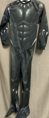 ➿ Black Panther Kids Costume Black/Grey, Size Medium 8-10👉NO MASK👈 - Image 1 of 3