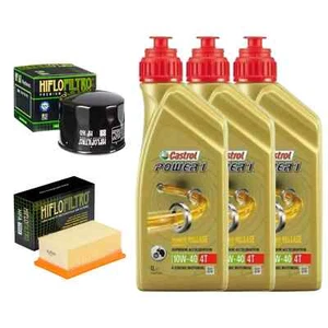 KIT/TAGLIANDO BMW F 800/GS 2012 2016 FILTRO OLIO ARIA CASTROL POWER1/10W-40 MOTO - Bild 1 von 3
