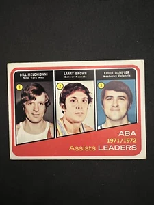 1972-73 TOPPS BASKETBALL ABA ASSISTS LEADERS BROWN #264 EX/EX - Picture 1 of 3